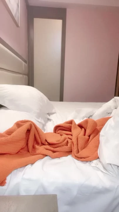 Screenshot 10 from Amateur Japanese Creampie POV — Black Stockings and Lingerie on Slim Girl