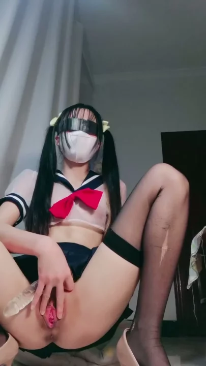 Screenshot 12 from Japanese POV Schoolgirl Anal — Shaved Pussy with Dildo and Stockings [FC2-PPV-1234567]