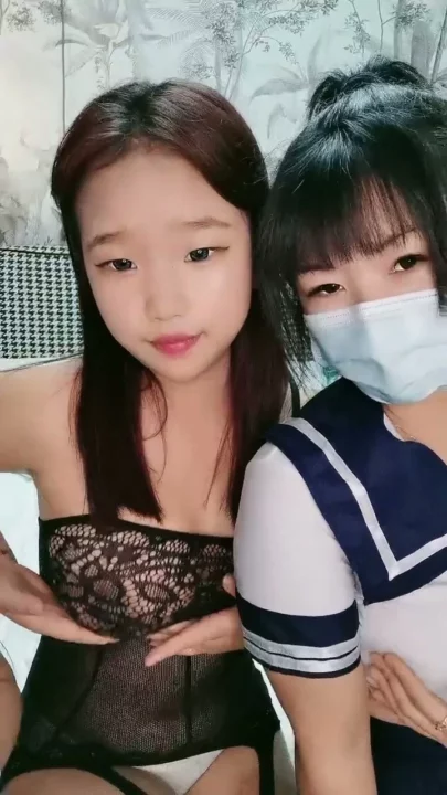 Screenshot 2 from Busty Sailor Duo in Raw Threesome POV — Amateur Japanese Schoolgirl Action