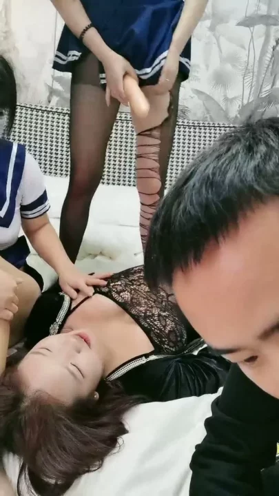 Screenshot 11 from Busty Sailor Duo in Raw Threesome POV — Amateur Japanese Schoolgirl Action