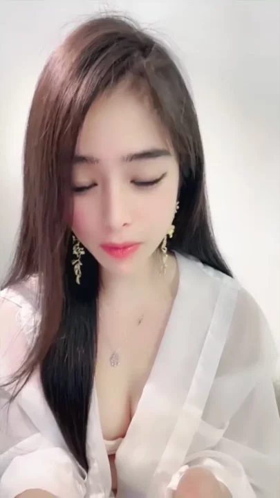 Screenshot 19 from Sensual Japanese Solo Tease — Off-Shoulder Lace Top with Full Face Reveal