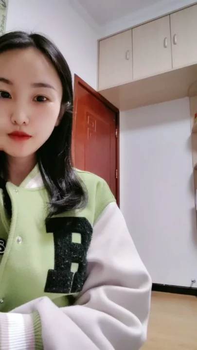 Screenshot 13 from Solo Asian Beauty Models Varsity Jackets in Dorm Room Tease