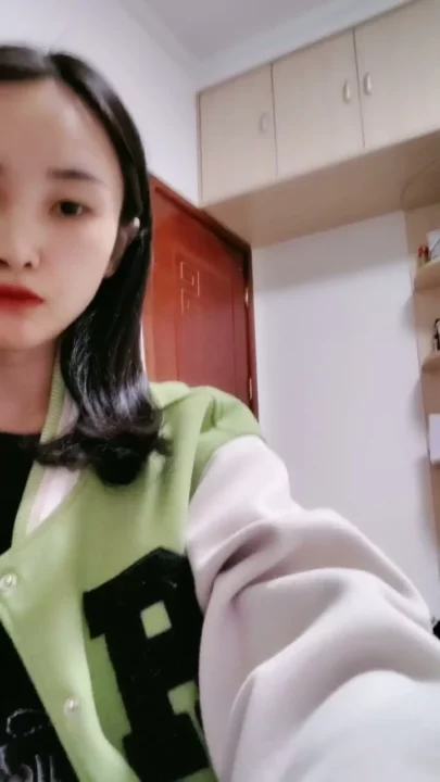 Screenshot 4 from Solo Asian Beauty Models Varsity Jackets in Dorm Room Tease