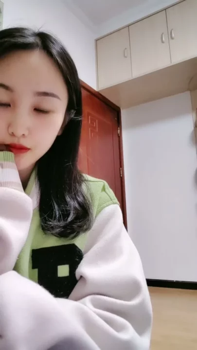 Screenshot 8 from Solo Asian Beauty Models Varsity Jackets in Dorm Room Tease