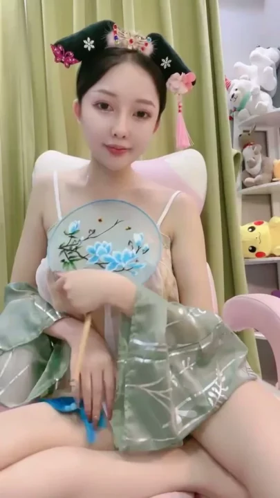 Japanese Cosplay Lingerie Solo — Kawaii Asian Model Unveils Outfit