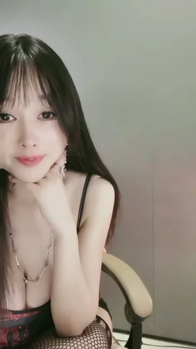 Screenshot 8 from Petite Asian in Sheer Black Mesh — Intimate Solo Tease with Hand Play