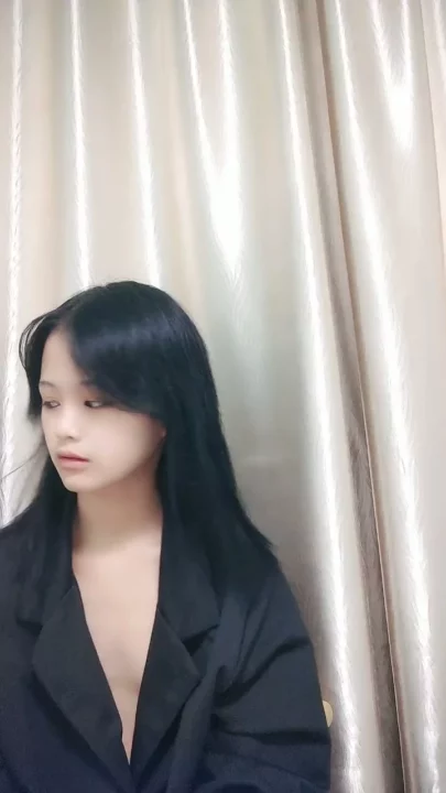 Screenshot 2 from Petite Asian Solo Play — Uncut Nude Display with Intense Gaze